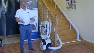 Flow 2 Curved Stairlift Demonstration