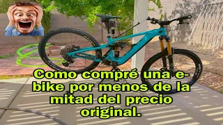 Story time de Como compré una e-bike por menos de la mitad del precio original.