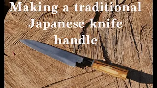 Making a Japanese Knife Handle. The video I was scared to make.