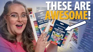 New CRAYOLA Markers! [2023 Crayola Doodle Markers Unboxing & Review]