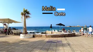 Discover the Real Malia One street - 4K Walking Tour