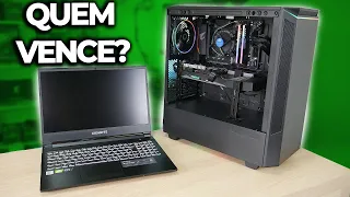 PC GAMER VS. NOTEBOOK GAMER: QUAL A MELHOR ESCOLHA? TESTE EM JOGOS E EDIÇÃO (MESMA CONFIGURAÇÃO)