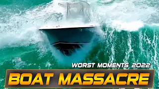 GREATEST FAILS !! Stupid ppl with BIG Balls! HAULOVER WORST MOMENTS 2022 | BOAT ZONE