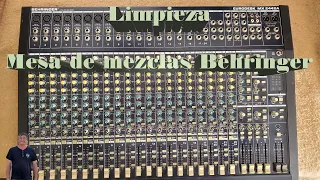 Desmontaje y limpieza de Mesa de mezclas Behringer Eurodesk MX2442A #behringer