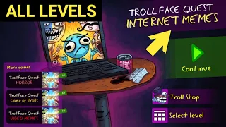 Troll Face Quest Internet Memes All Levels - Gameplay Walkthrough