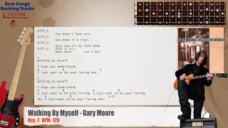 🎻 Walking By Myself - Gary Moore Bass Backing Track with chords and lyrics