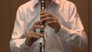 Fingerings in the core repertory of the clarinet by Franck Amet