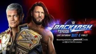 WWE Backlash Predictions!