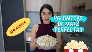 Palomitas de maíz perfectas | SIN ACEITE 🍿🍿🍿