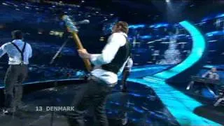 Eurovision 2008 Semi Final 2 13 Denmark *Simon Matthew* *All Night Long* 16:9 HQ