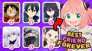 Anime Quiz - Match The Character By Their FRIEND (35 Characters + 2 Bonus)