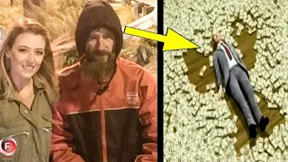 A homeless man becomes a millionaire after he gives away his last money...
