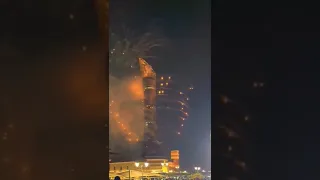 Qatar Torch Tower Fireworks #qatartorchtower  #qatartorchtowerfireworks #Qatarworldcup2022 #brazil