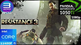 Resistance 3 | RPCS3 | i5 11400F + GTX 1050ti