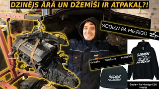 DZINĒJA IZCELŠANA -  E36 TURBO PROJEKTS PART 2