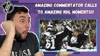 BASKETBALL FAN Reacts to NHL Best Commentator Calls of All Time *LOTS OF GOOSEBUMPS!*