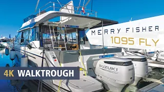 MERRY  FISHER 1095 FLY | JEANNEAU YACHT | WALKTROUGH | EUROMARINE