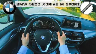 BMW 520d XDrive M Sport | POV Testdrive |  Top Speed | Autobahn