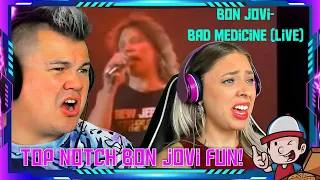 Reaction to "Bon Jovi - Bad Medicine Live at Tokyo 1988 NYE" THE WOLF HUNTERZ Jon and Dolly