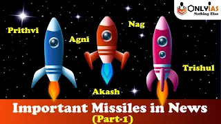 Important Missiles in News | UPSC  Prelims 2021| Part-1