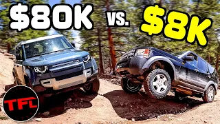 $8,000 Land Rover LR3 vs. $80,000 Defender: Which Is the BETTER Off-Roader?