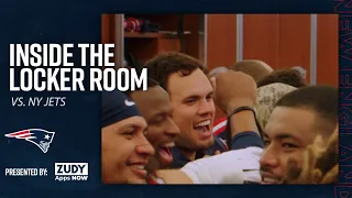 Inside the Locker Room: Patriots Celebrate Win Over the New York Jets