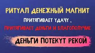 🔴 ДЕНЕЖНЫЙ МАГНИТ  . ВЕЕР УДАЧИ И БЛАГОПОЛУЧИЯ. Очень сильный ритуал на деньги