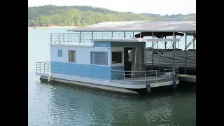 1964 Custom Built Aluminum Pontoon Houseboat For Sale on Norris Lake TN - SOLD!