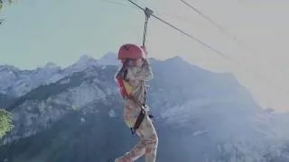 Швейцария. Пилатус. Детский веревочный парк. Октябрь 2019 Switzerland. Mount Pilatus. Kids rope park