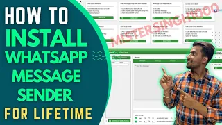 How to Install #WhatsApp Message #Sender #Software In #Laptop/Computer (Full Tutorial in Hindi 2023)