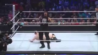 WWE Roman Reigns & Dean Ambrose vs Sheamus & Big Show 2015