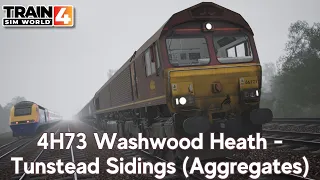 4H73 Washwood Heath - Tunstead Sidings (Aggregates) - Midland Main Line - CL 66 - Train Sim World 4