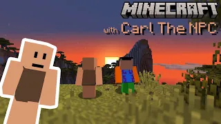 Carl The NPC tries playing MINECRAFT!