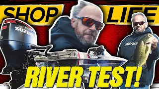 GAMBLER 209/SUZUKI 250 SS RIVER TEST - "SHOP LIFE" (FALL BASS FISHING)