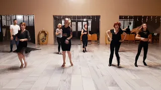 Ча-ча-ча соло. Базовые фигуры. Начинающий уровень. Solo Cha-cha-cha Routin