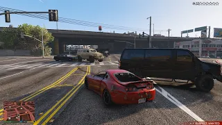 GTA V Armenian Mob Shootout + Six Star Wanted Level Escaped(RDE 3.1.7)