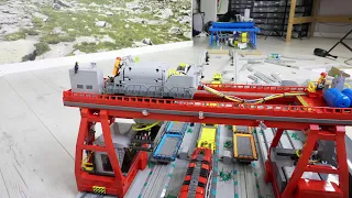 Automated container terminal WIP E49: monorail layout issues