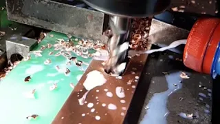 Copper milling #cncporn