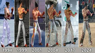 Evolution of Kazuya Mishima In Tekken Series [1994 - 2024] 4K 60FPS