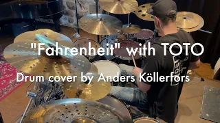 "Fahrenheit" with TOTO Drum cover by Anders Köllerfors