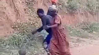 Local women playing football