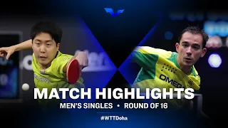 Lim Jonghoon vs Calderano Hugo | WTT Star Contender Doha 2021 | MS |  R16