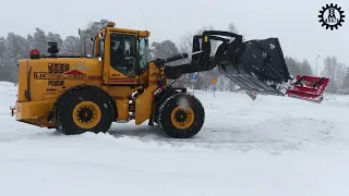 Ljungby L15 in Snow clearing work in the late spring 2024