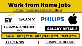 Philips, Apple, EY, Sony Off-Campus Drive | 2018 - 2023 | Mega off Campus drive