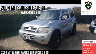 2004 Mitsubishi Pajero SWB Exceed 2 GDI Japanese Import : Simon Shield Cars