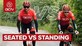 Riding Seated Vs Standing | Which Is Faster For Uphill Cycling