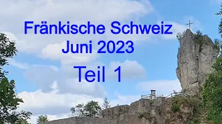 (14) Motorradtour  mit Dietrich in die "Fränkische Schweiz" Juli 2023 - Teil 1