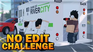 NO EDIT Challenge! Robbing a bank truck.. then DRIVING AWAY! | Liberty County (Roblox)