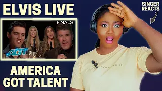 SINGER REACTS | ELVIS LIVE ON THE AMERICA'S GOT TALENT FINAL