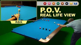 No Cushions !!! POV GoPro Billiard Drill